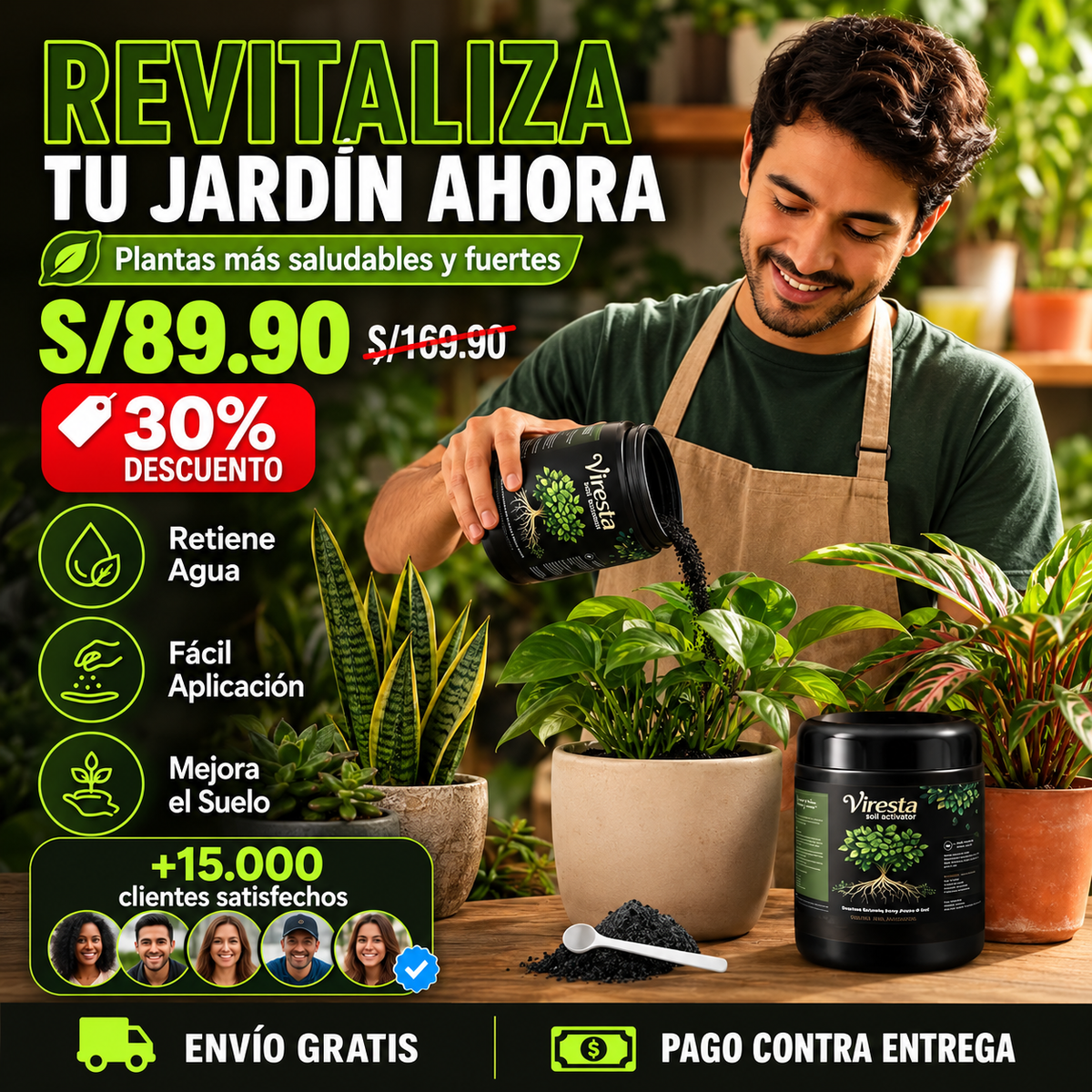 VIRESTA / Dale nueva vida a tu jardín y transforma tus plantas desde la raíz!