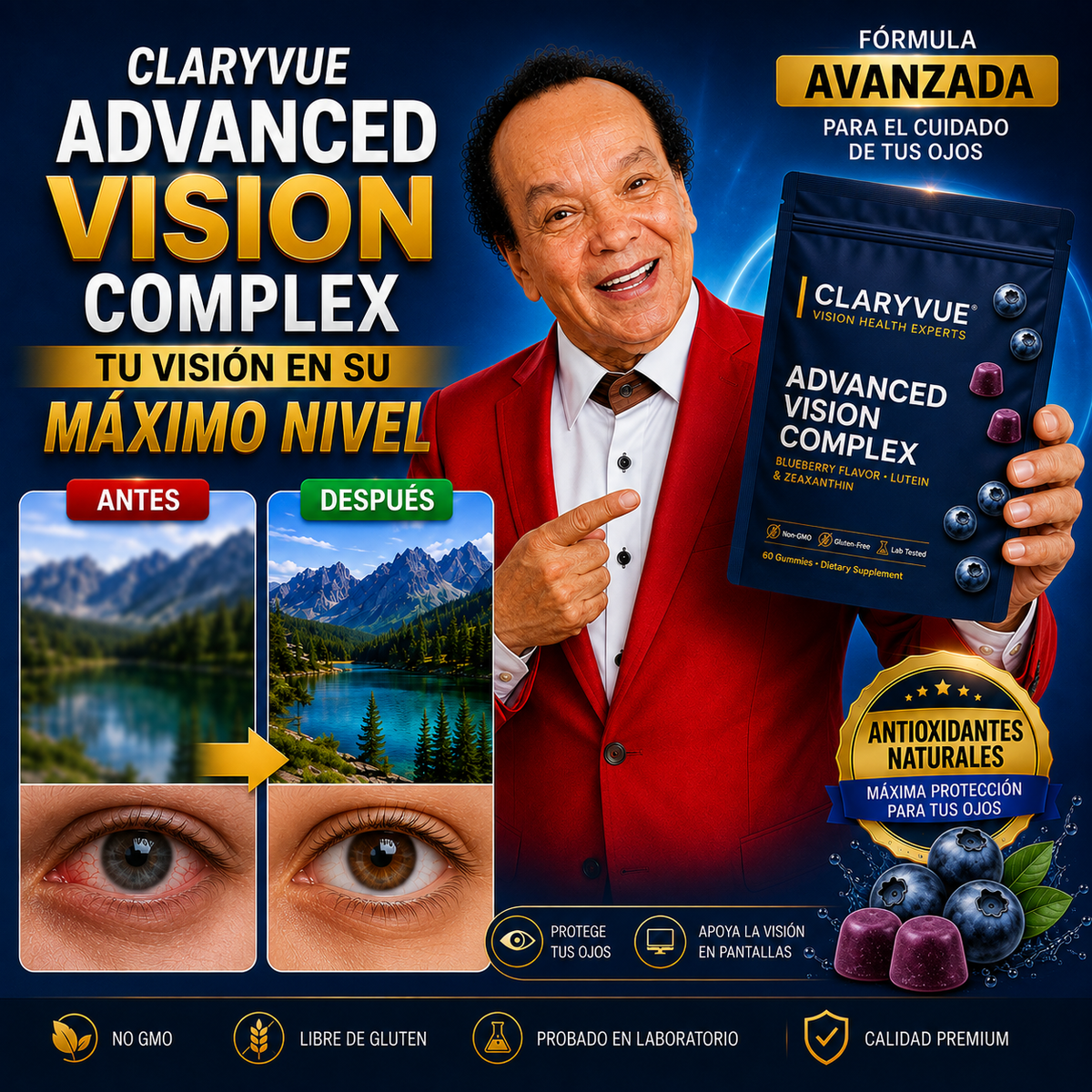 Claryvue Vision Complex – Suplemento para el Cuidado de la Visión
