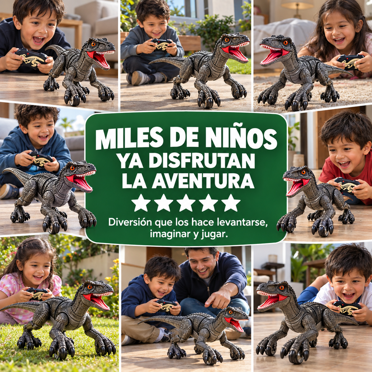 Dino Velociraptor Diversión Que Los Niños No Querrán Soltar!!!