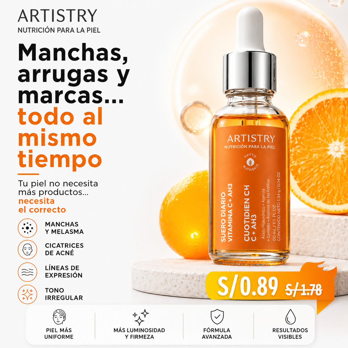 ARTISTRY Vitamin C - Despídete de manchas y arrugas