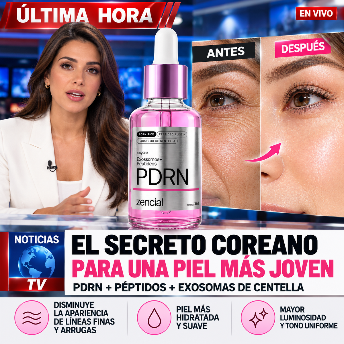 ¡Descubre El Secreto Para Una Piel Visualmente Más Joven!