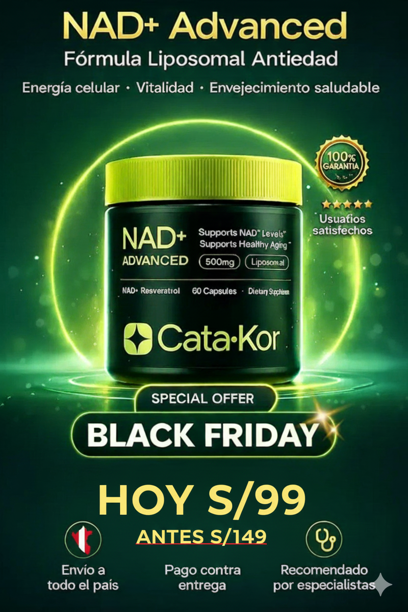 NAD+Advanced Fórmula avanzada anti-edad