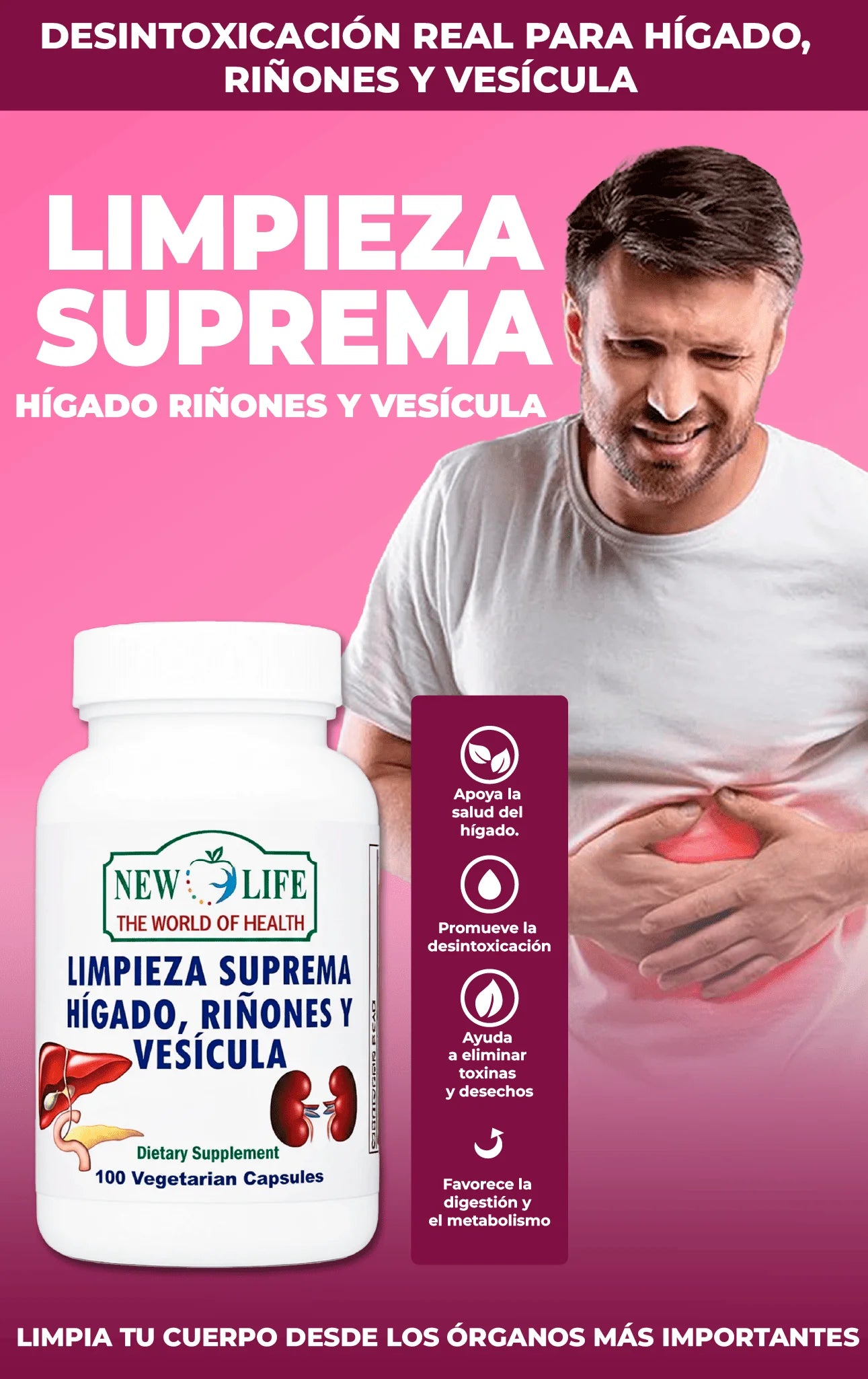 Limpieza Suprema Detox – Hígado, Riñones y Vesícula