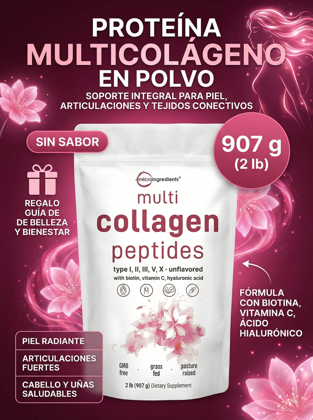multi collagen peptides2 UNIDADES DE 450 G
