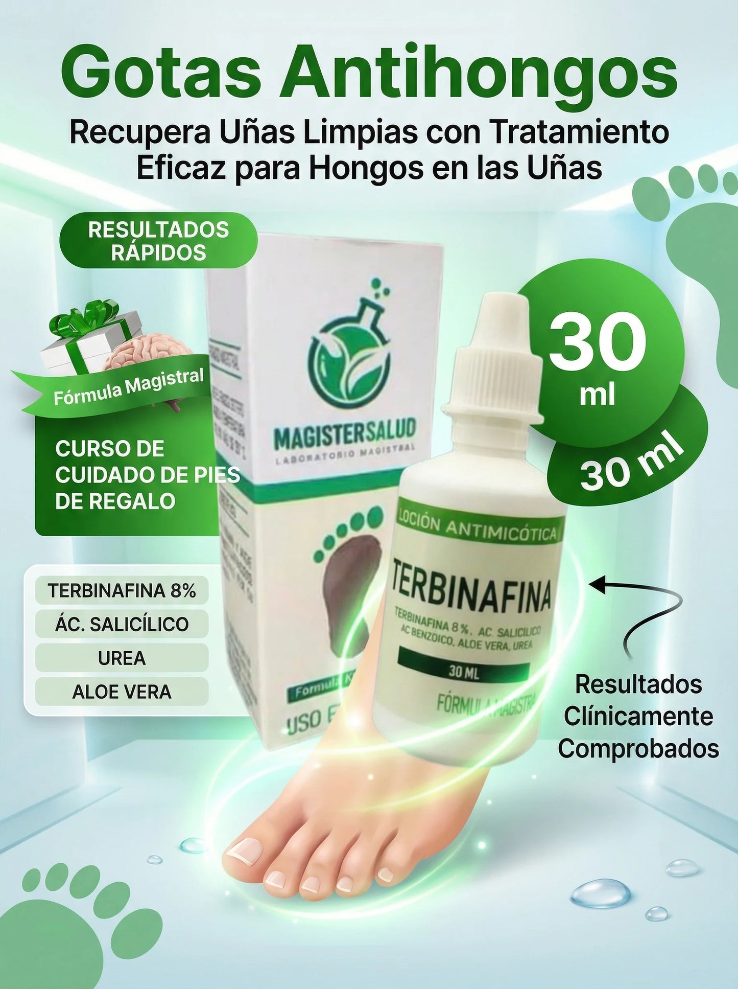 Gotas Antihongos - Recupera Uñas Limpias
