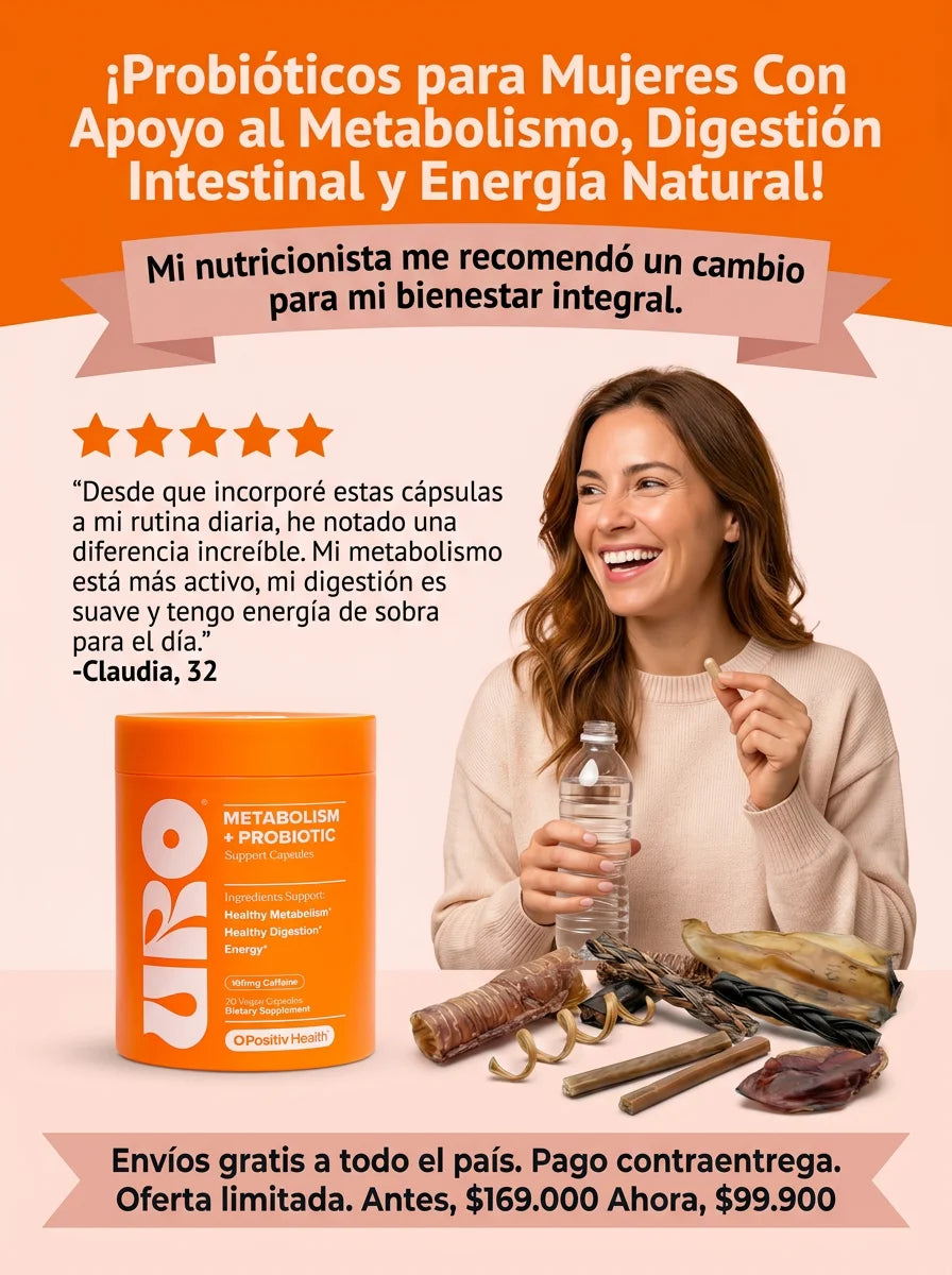 Probióticos para Mujeres Con Apoyo al Metabolismo, Digestión Intestinal y Energía Natural