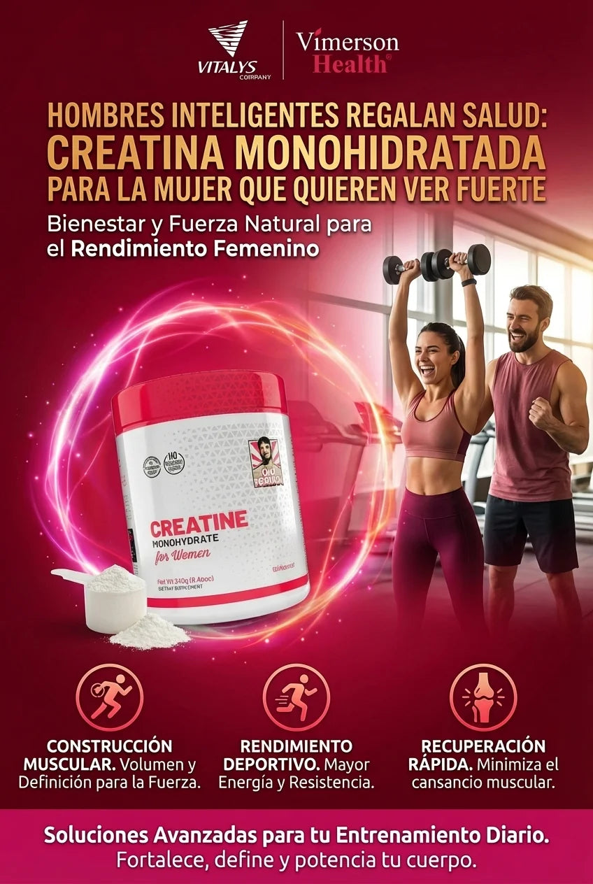 Creatina Monohidratada para la Mujer que Quieren Ver Fuerte
