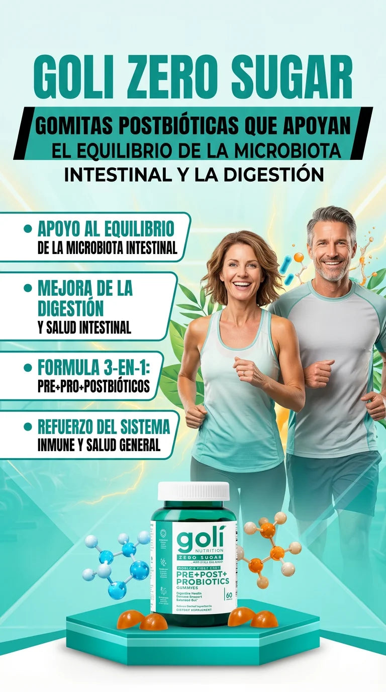 Goli Zero Sugar – Gomitas Postbióticas