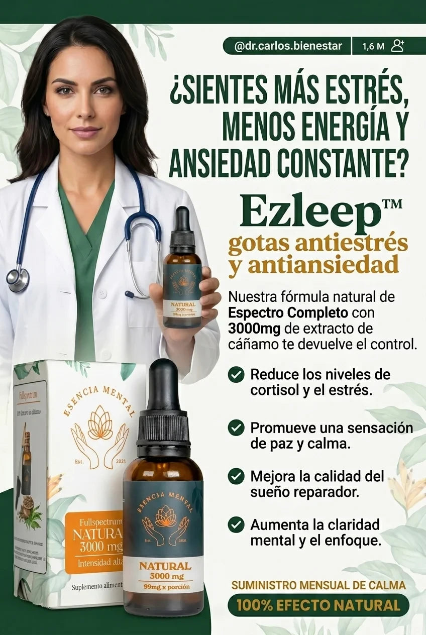 Ezleep™ gotas antiestrés y antiansiedad