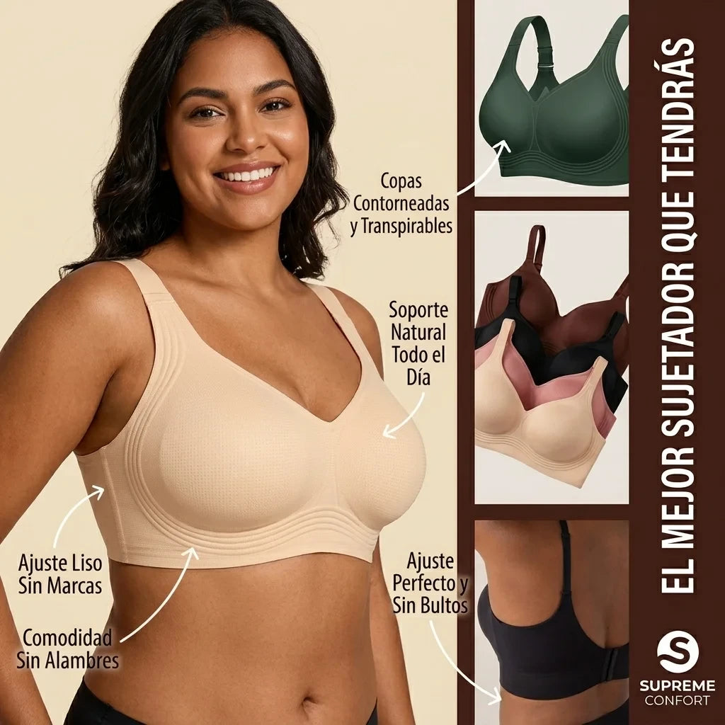 Sujetador Invisible Sin Costuras – Comodidad Total y Soporte Natural Todo el Día