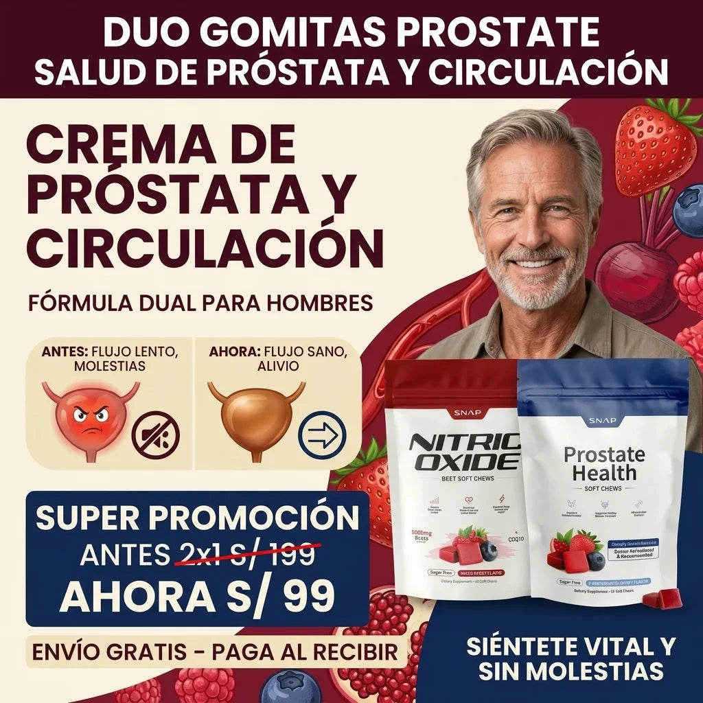 Duo gomitas prostate