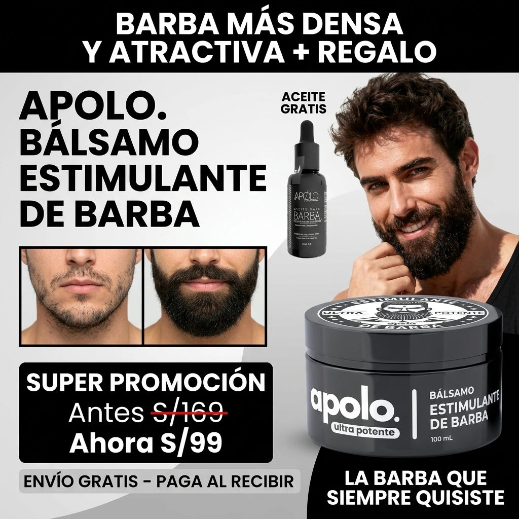 Barba Más Densa y Atractiva + Aceite de Regalo 🎁 ¡Aprovecha Ahora!