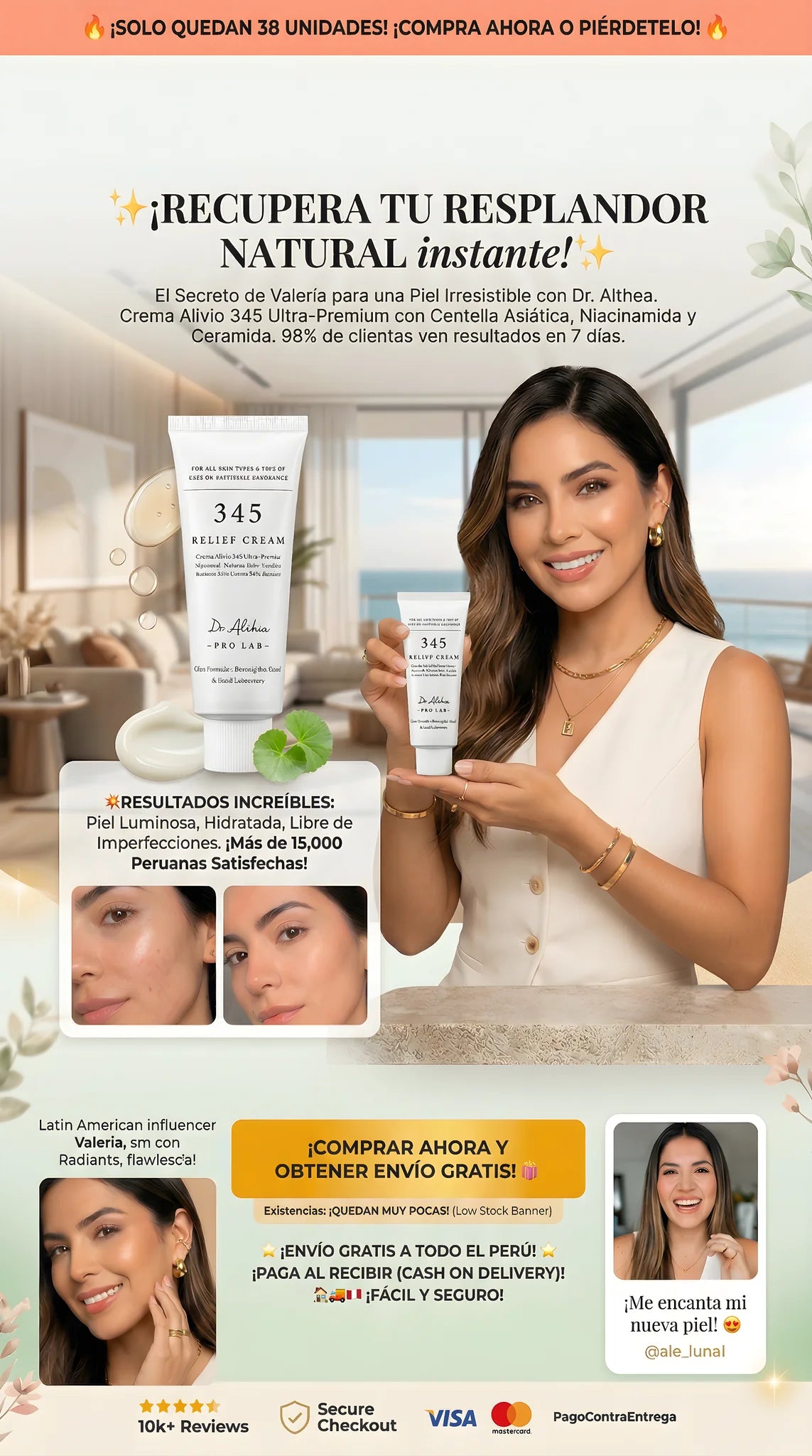 Dr. Althea 345 Relief cream - Crema reparadora anti acné y calmante facil