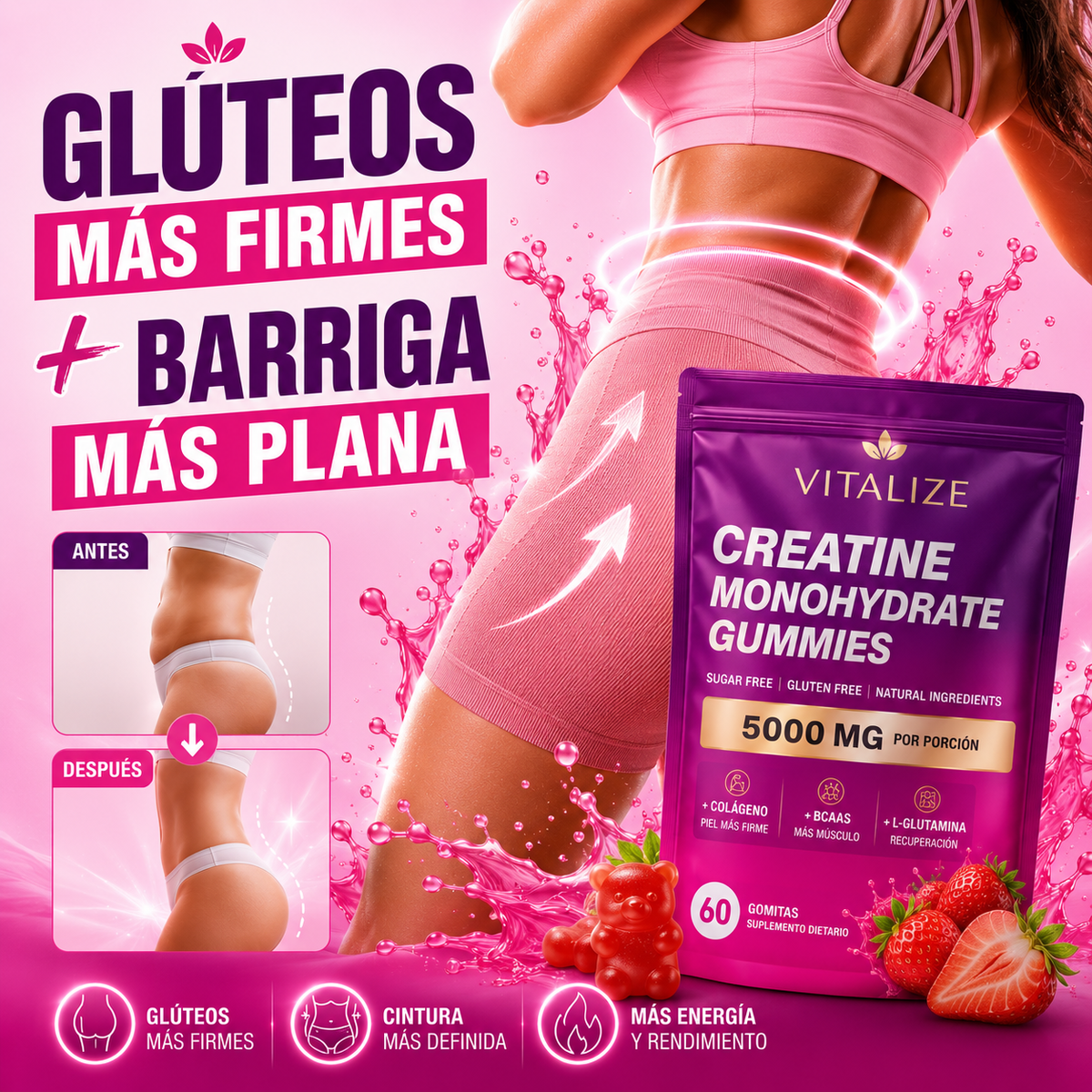 VITALIZE Creatine Monohydrate Gummies