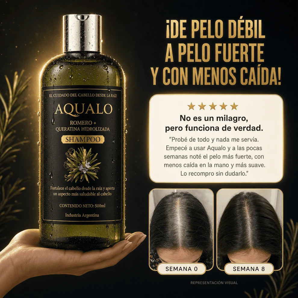 AQUALO™ Shampoo Anticaída y Crecimiento