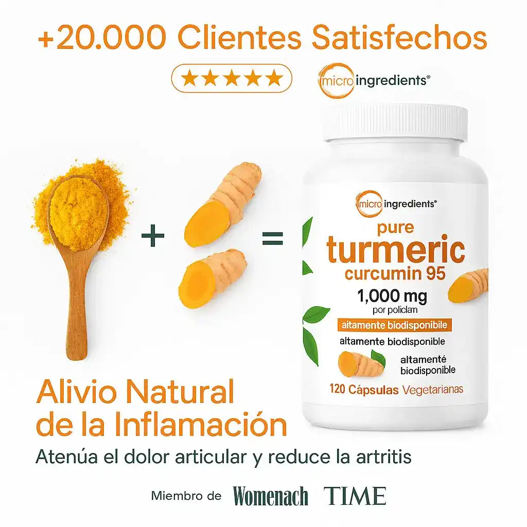 Oferta 2x1 El Antiinflamatorio Natural Más Potente – Cúrcuma 95%