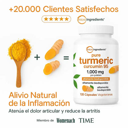 Oferta 2x1 El Antiinflamatorio Natural Más Potente – Cúrcuma 95%
