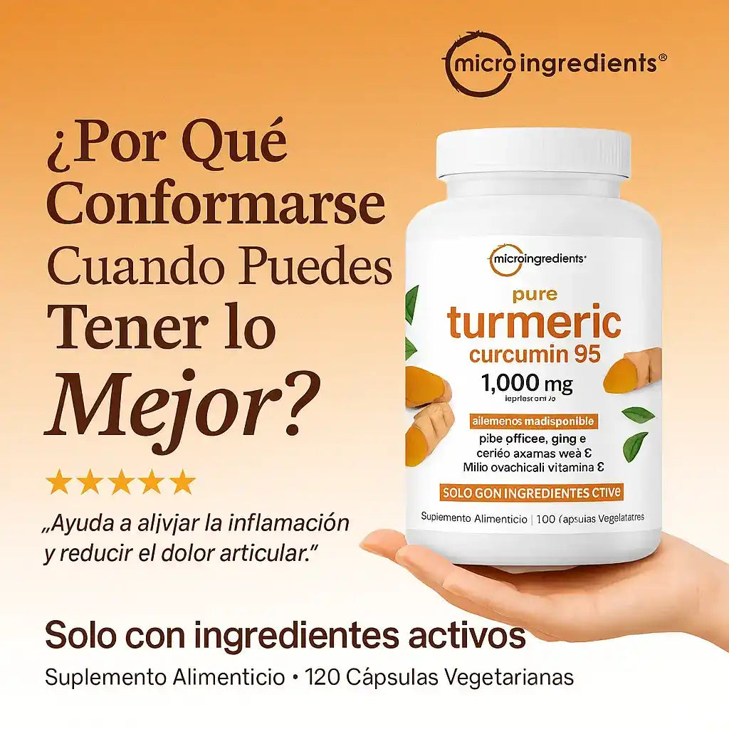 Oferta 2x1 El Antiinflamatorio Natural Más Potente – Cúrcuma 95%