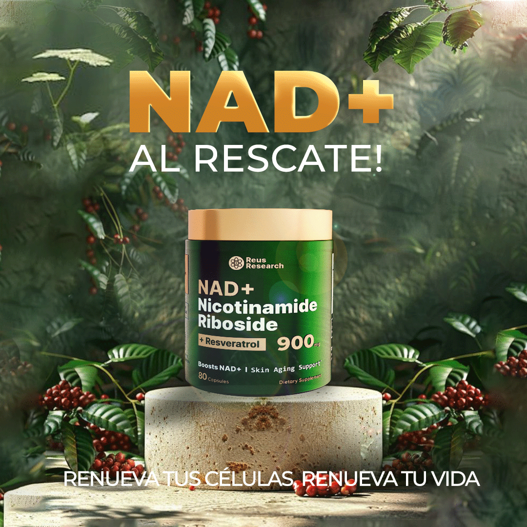 NAD + Resveratrol | Tu Dosis Diaria de Longevidad OFERTA SOLO POR HOY 2 X 99