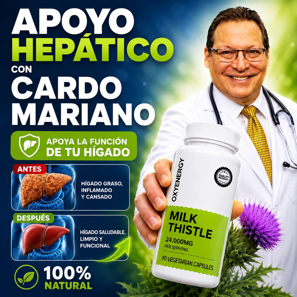 Cardo mariano para cuidado De Tu Higado OFERTA  Paga 1 Lleva 2