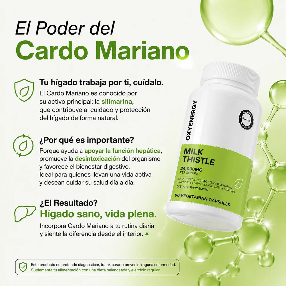Cardo mariano para cuidado De Tu Higado OFERTA  Paga 1 Lleva 2
