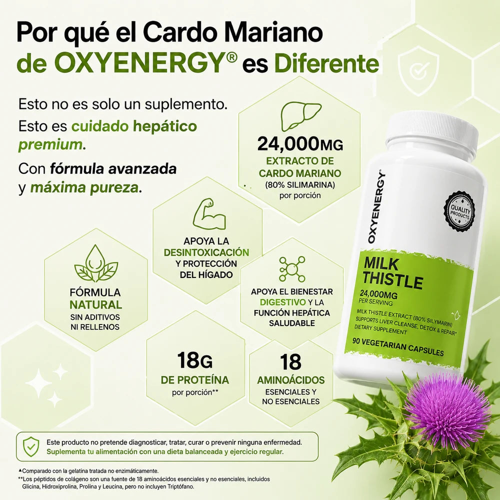 Cardo mariano para cuidado De Tu Higado OFERTA  Paga 1 Lleva 2