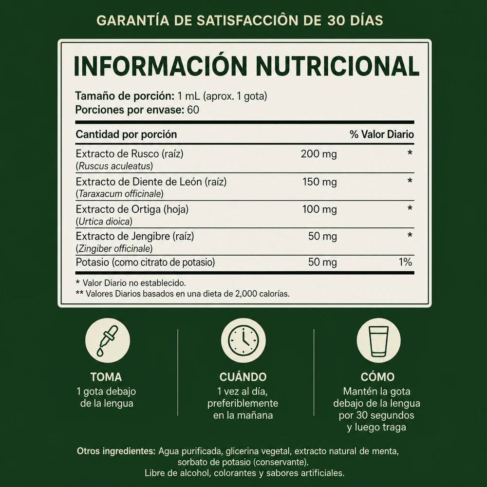 Extractos botánicos para el drenajede tu riñoes de forma natural 2x1
