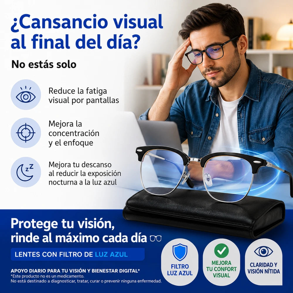 Lentes con Filtro de Luz Azul y Protección Fotocromática