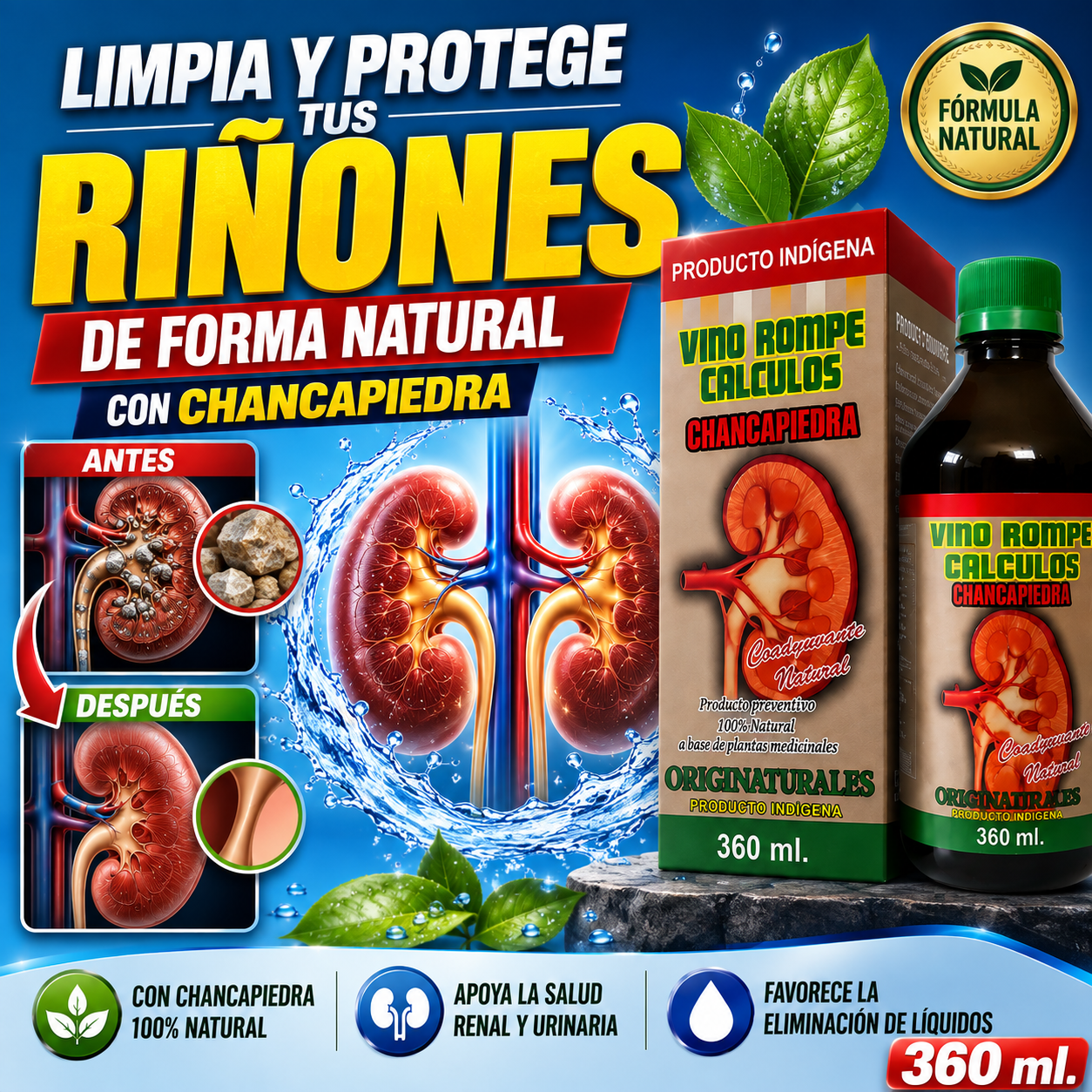 Chancapiedra: Bienestar Natural para tus Riñones