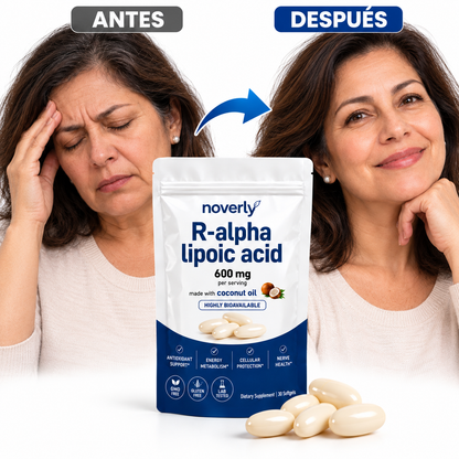 Ácido R-alfa lipoico de máxima potencia: apoyo nervioso