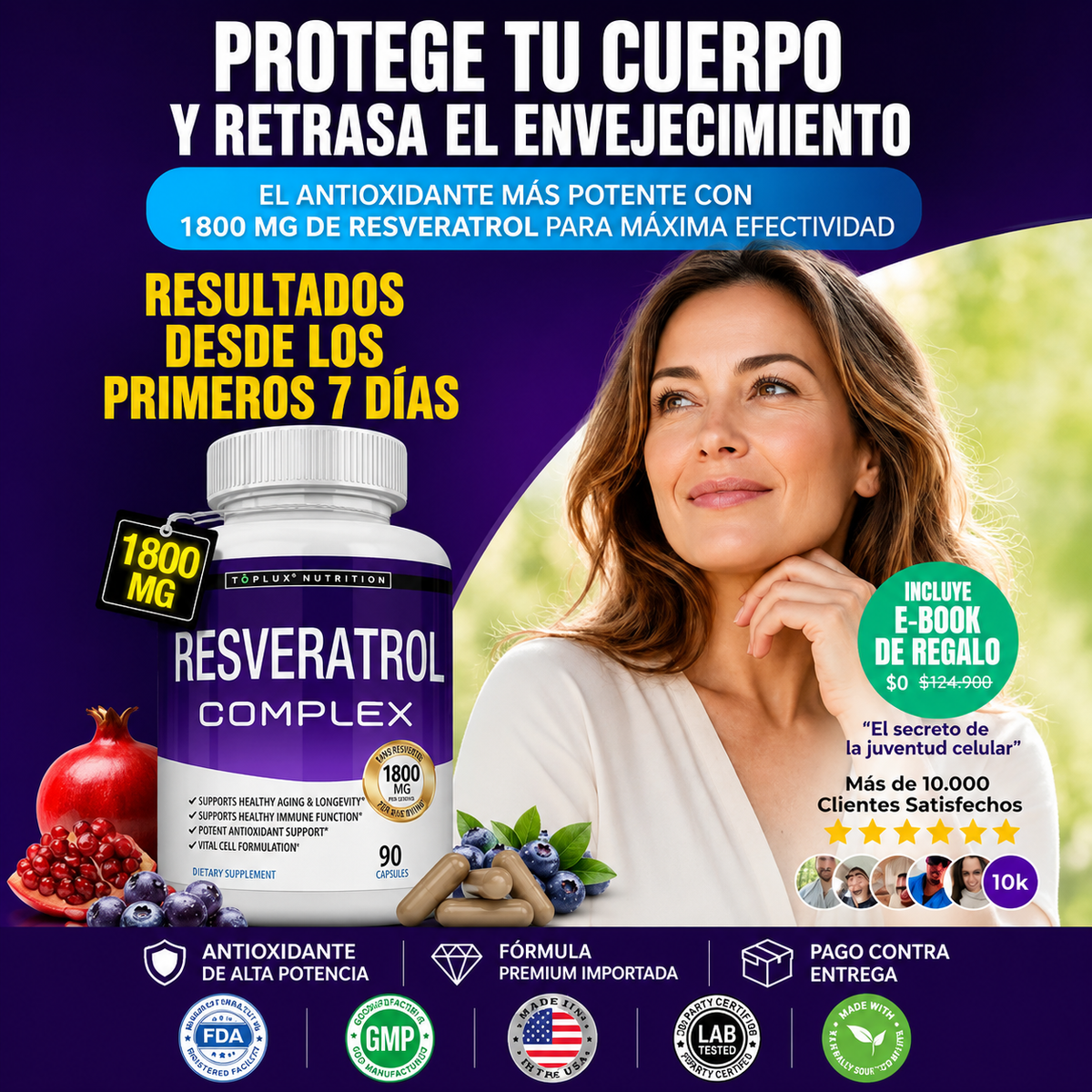 Oferta 2x1 Resveratrol Complex – Protege tu Cuerpo y Retrasa el Envejecimiento