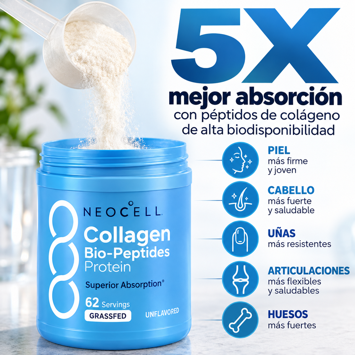 Colágeno Bio-Péptidos | Fórmula Avanzada para el Cuidado Integral OFERTA 2X 109