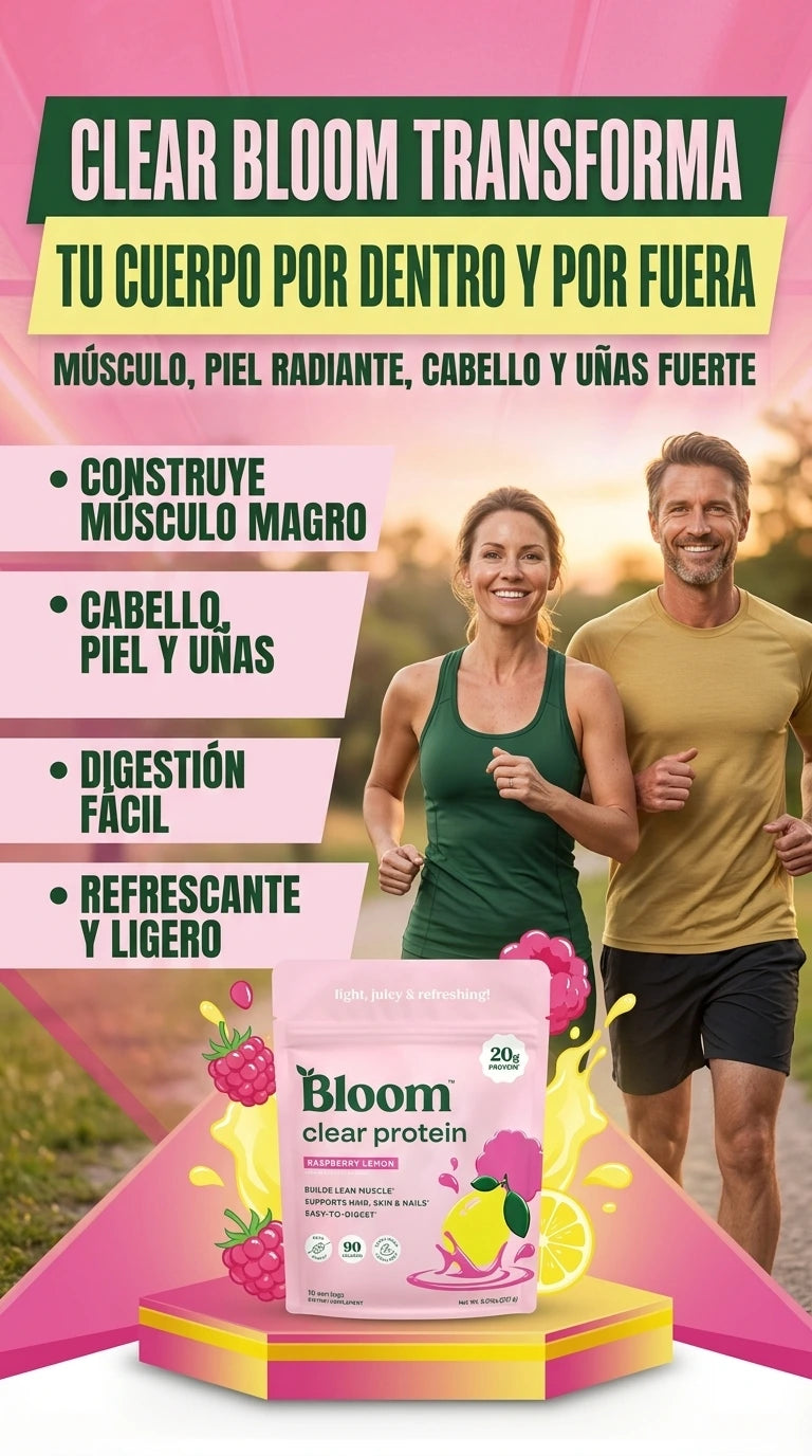Clear Bloom Transforma tu Cuerpo por Dentro y por Fuera