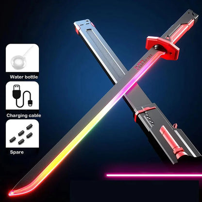 Espada LED con Humo y Chispas – Súper Realista