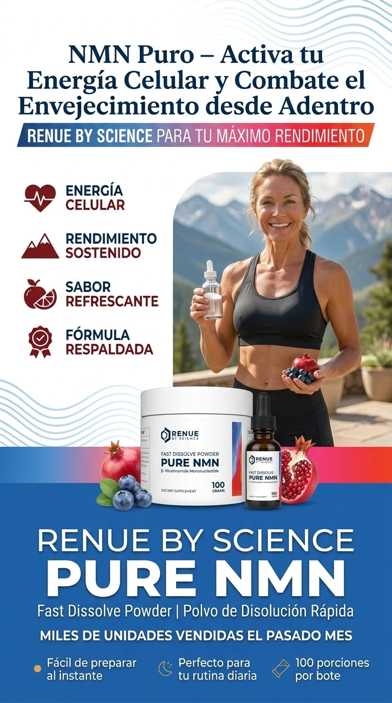 NMN Puro –  Activa tu Energía Celular y Combate el Envejecimiento desde Adentro