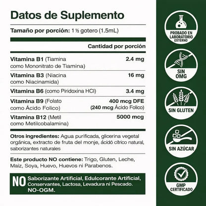 5 en 1 - Complejo de Vitamina B