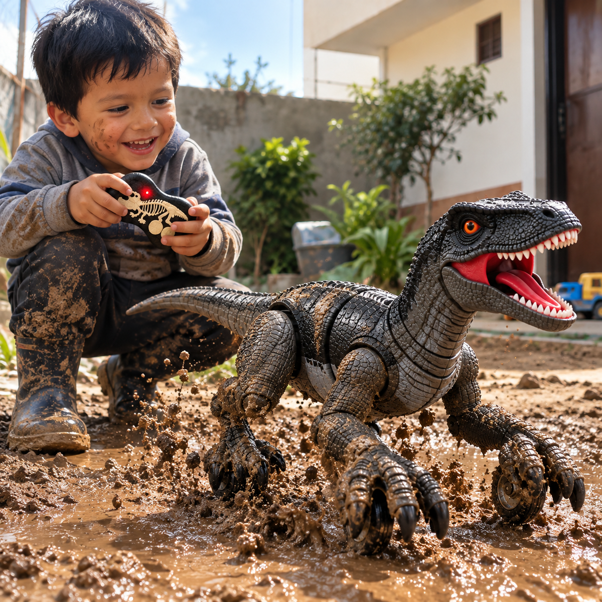 Dino Velociraptor  Diversión Que Los Niños No Querrán Soltar!!!