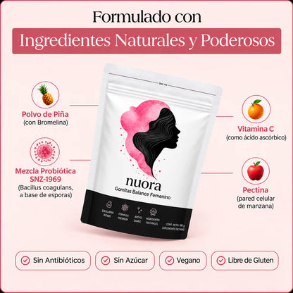 Nuora™ | Elimina el mal olor íntimo y equilibra el pH