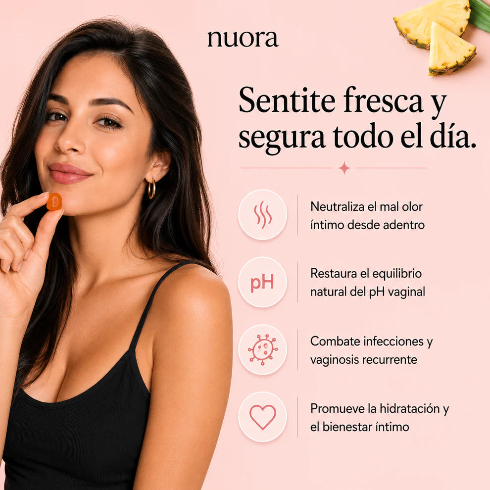 Nuora™ | Elimina el mal olor íntimo y equilibra el pH