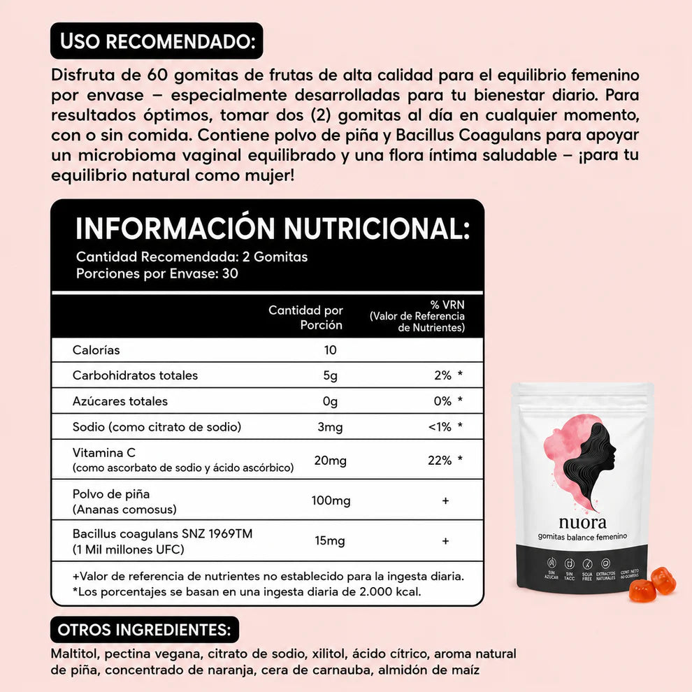 Nuora™ | Elimina el mal olor íntimo y equilibra el pH
