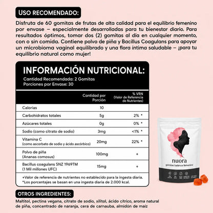 Nuora™ | Elimina el mal olor íntimo y equilibra el pH