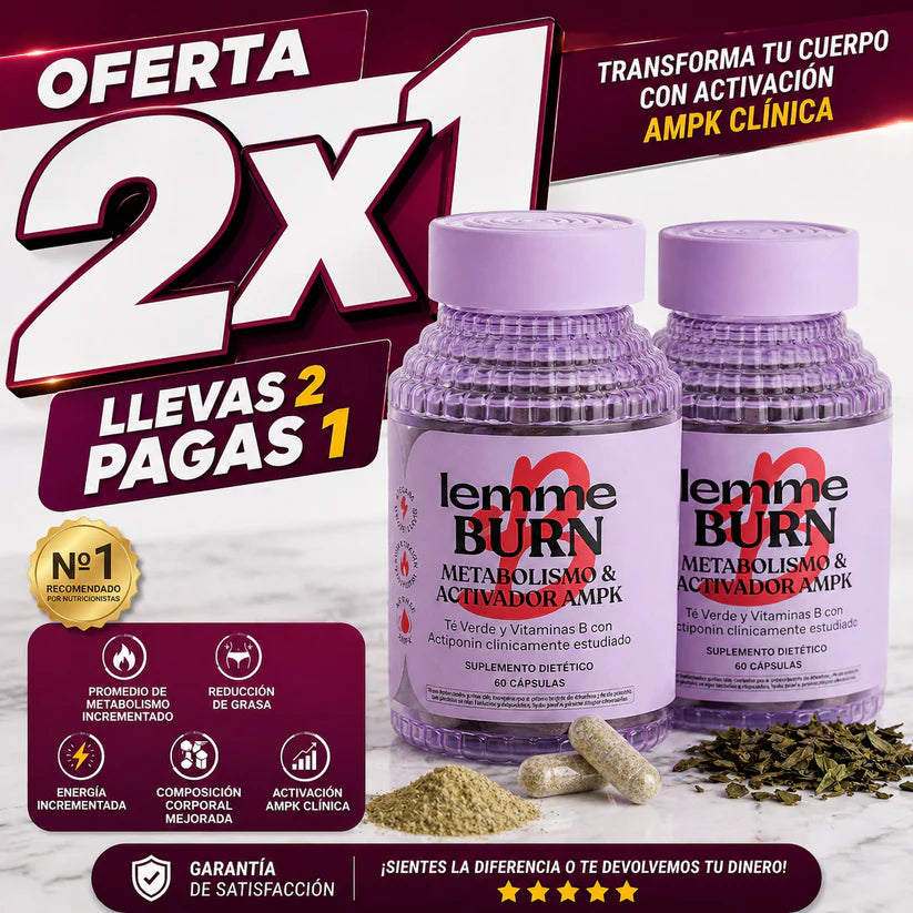 OFERTA 2X1 | Apoyo al Metabolismo y Reducción de Grasa Abdominal