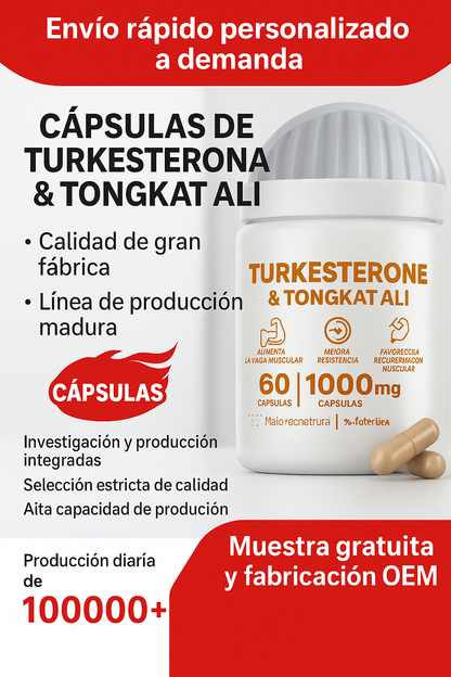 Cápsulas de testosterona turkesterona Tongkat Ali