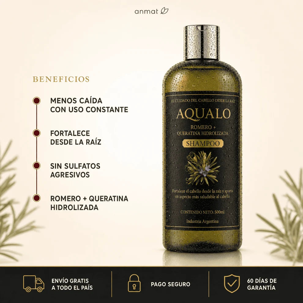 AQUALO™ Shampoo Anticaída y Crecimiento