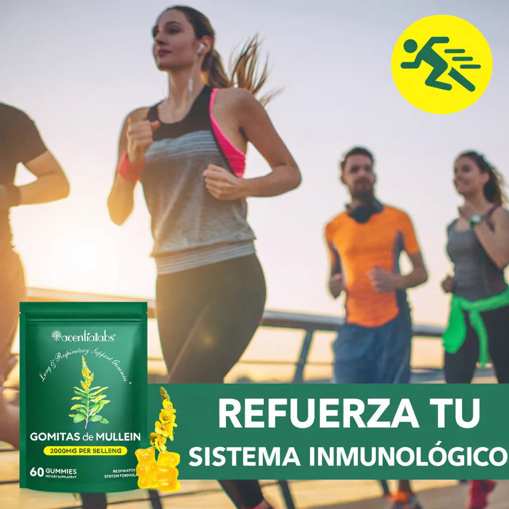 RespiraFuerte™ | Gominolas Detox Pulmonar con Mullein