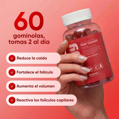 La gominola creada por dermatólogas que detiene la caída del pelo en 90 días