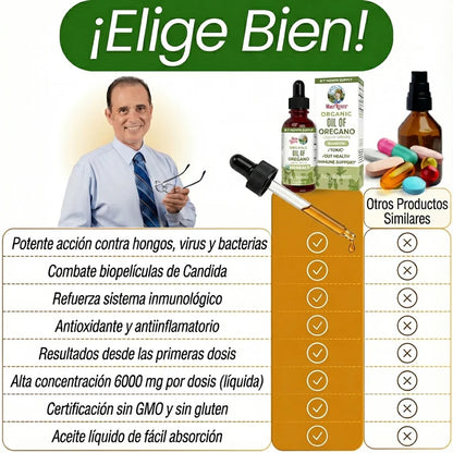Aceite de Orégano Orgánico – MaryRuth’s 30 ml
