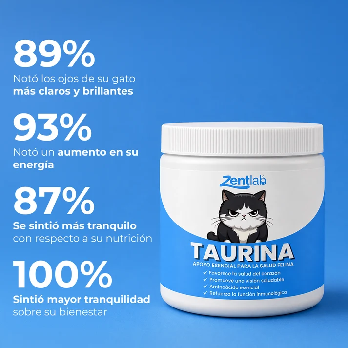 Zentlab | Taurina Pura en Polvo para Gatos