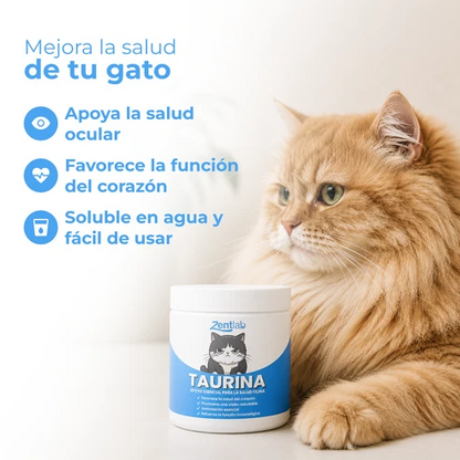 Zentlab | Taurina Pura en Polvo para Gatos
