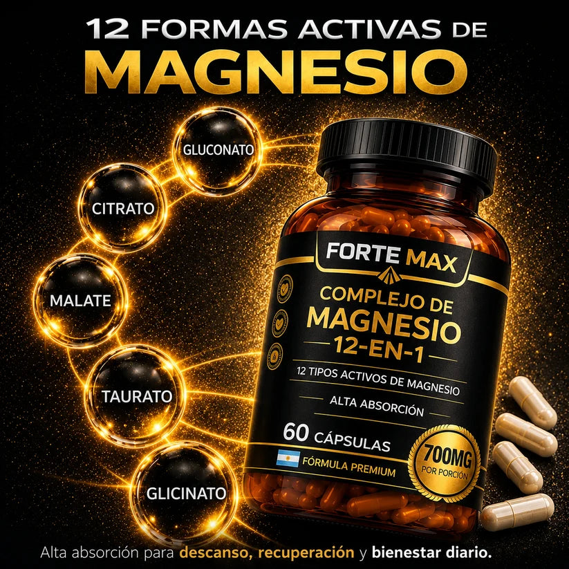 Complejo de Magnesio 12 en 1 - Forte Max